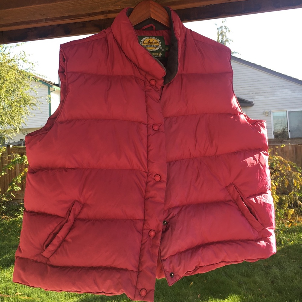 Cabela’s XL Women’s down Outdoors Vest